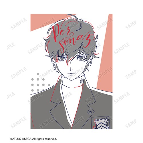 ペルソナシリーズ P5主人公 lette-graph Tシャツメンズ｜エビテン