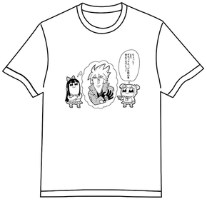 『ポプテピピック』×『BLAZBLUE』コラボTシャツ　Sサイズ