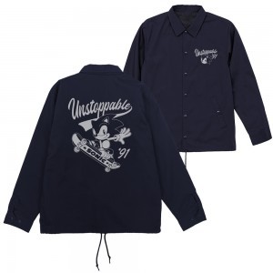 クラシックソニック T/Cコーチジャケット/NAVY-L