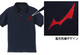 ダンガンロンパ3 絶望刺繍ポロシャツ NAVY×BLACK-L