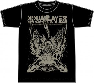 コミックス『ニンジャスレイヤー』Tシャツ「NEOSAITAMA IN FLAMES」アナザーカラー XL