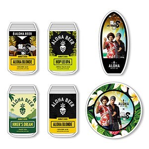 『龍が如く』ステッカーセット 『8』ALOHA BEER