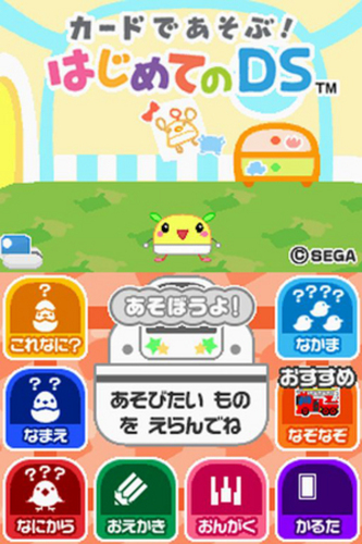カードであそぶ！ はじめてのDS カードリーダー付き 任天堂