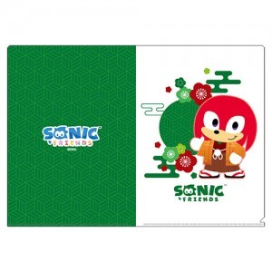 『SONIC & FRIENDS』和装シリーズ〜冬のおでかけ〜 A4クリアファイル ＜ナックルズ＞