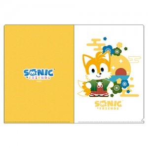 『SONIC & FRIENDS』和装シリーズ〜冬のおでかけ〜 A4クリアファイル ＜テイルス＞