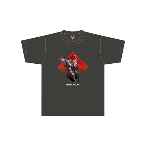 勝利の女神 NIKKE ニケ TSUTAYA グラフィックTシャツ ラピ Tシャツ「勝利の女神：NIKKE」01/ラピ 駅員風衣装ver.(描き