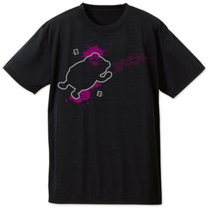 ダンガンロンパ3 モノクマ サツガイ現場 ドライTシャツ BLACK-M