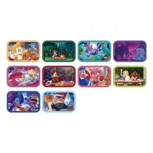 『ソニック・ザ・ヘッジホッグ』缶バッジコレクション ＜長方形＞（SONIC PICT） 【BOX】（全10種）
