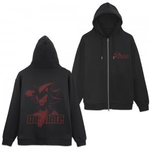 シャドウ・ザ・ヘッジホッグ ジップパーカー/BLACK-L