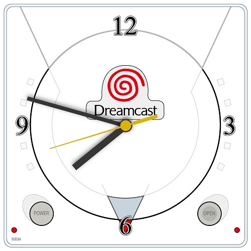 セガハード ドリームキャスト アクリル掛時計 エビテン