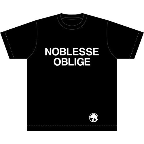 東のエデン “NOBLESSE OBLIGE“Tシャツ｜エビテン