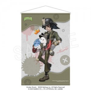 IdentityV×サンリオキャラクターズ　B2タペストリー　探鉱者＆ポチャッコ