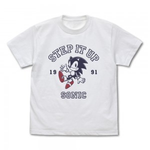 クラシックソニック 「STEP IT UP」 Tシャツ/WHITE-L