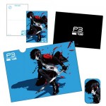 P3R クリアファイル＆ポストカード＆缶バッジセット（KV）