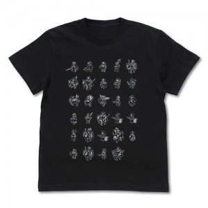 ユニコーンオーバーロード コルニア王国 2Dキャラクター Tシャツ BLACK-L