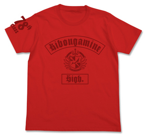 ダンガンロンパ The Animation 希望ヶ峰学園Tシャツ FRENCH RED-M