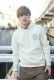 FAV gaming BLOCK Embroidery Hoodie Cream M size