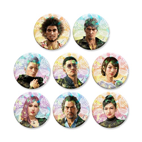 【新品】龍が如く8 ラメアクリルバッジ 龍が如く8』トレーディング ホログラム缶バッジ（全8種）｜エビテン