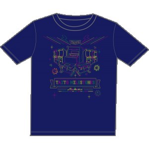 EDITMODEデザイン「タイトーマイルストーン」Tシャツ（ネイビー）サイズM