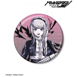 HUNDRED LINE -最終防衛学園- 描き下ろし 霧藤希 ロックバンドver. 75mmグリッター缶バッジ