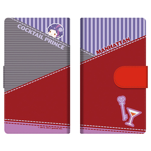 カクテル王子(プリンス)　手帳型スマホケース　007 マンハッタン【専売商品】 Mサイズ