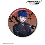 HUNDRED LINE -最終防衛学園- 描き下ろし 面影歪 ロックバンドver. 75mmグリッター缶バッジ