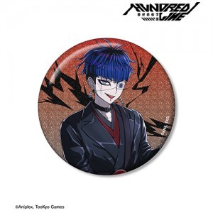HUNDRED LINE -最終防衛学園- 描き下ろし 面影歪 ロックバンドver. 75mmグリッター缶バッジ
