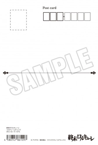 終末のワルキューレ ハデス ビッグサイズイラストカード 特典 終末のワルキューレ コスチュームチェンジポストカード ハデス