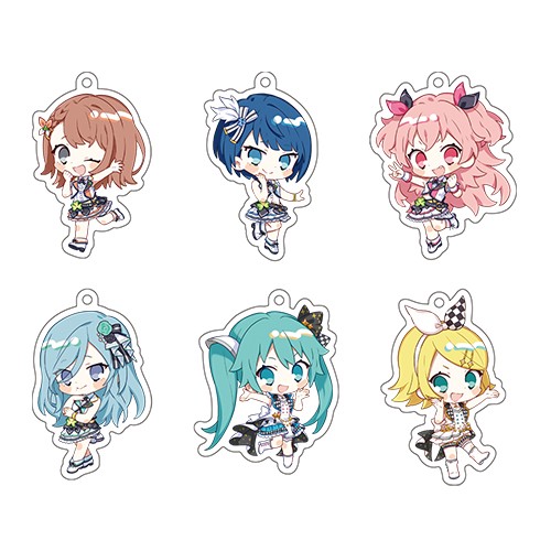 『プロジェクトセカイ カラフルステージ！ feat. 初音ミク』アクリルキーホルダーコレクション B 【単品】MORE MORE JUMP！ Art by 上倉エク（全6種）