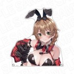 バニーガーデン 特大ダイカットアクリルボード 花奈 レースクイーン ver.